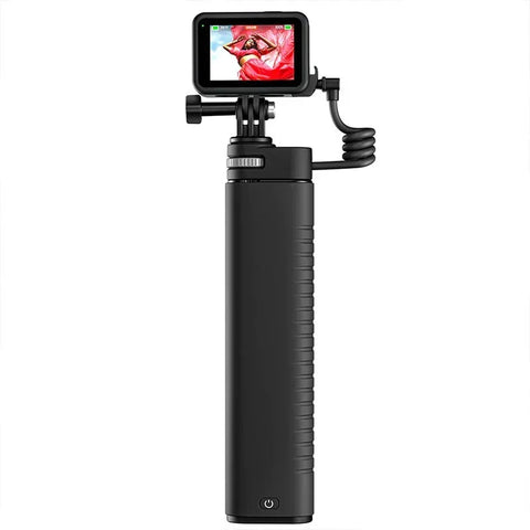 Telesin Selfie-keppi 10000mAh varavirtalähteellä, USB-C, QC / PD 18W, 216-900mm - Setti