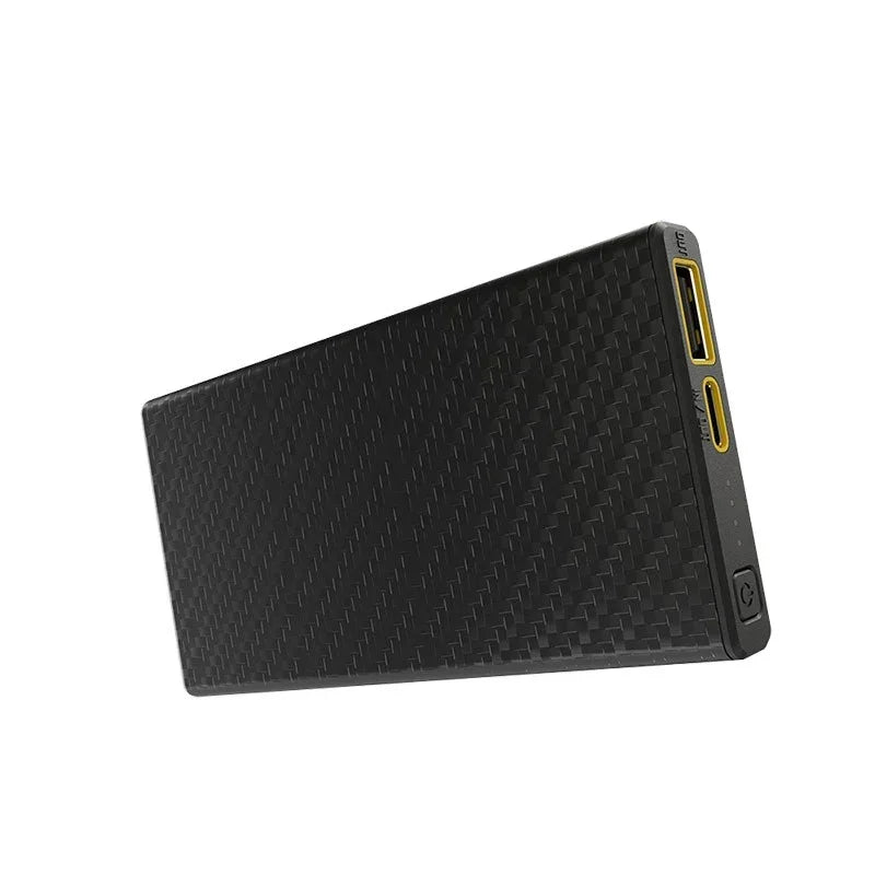 Nitecore CARBO 10000 Power Bank - Portabelt batteri - 10000mAh, 2xUSB Typ A/C, QC 3.0 / PD 20W, 5V, 3A - Kolfiber - Action King