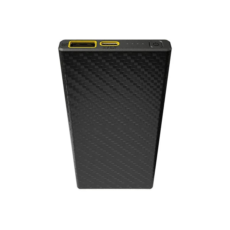 Nitecore CARBO 10000 Power Bank - Portabelt batteri - 10000mAh, 2xUSB Typ A/C, QC 3.0 / PD 20W, 5V, 3A - Kolfiber - Action King
