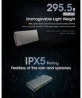 Nitecore CARBO 20000 Power Bank - Portabelt batteri - 20000mAh, 2xUSB Typ A/C, QC 3.0 / PD 20W, 5V, 3A - Kolfiber - Action King