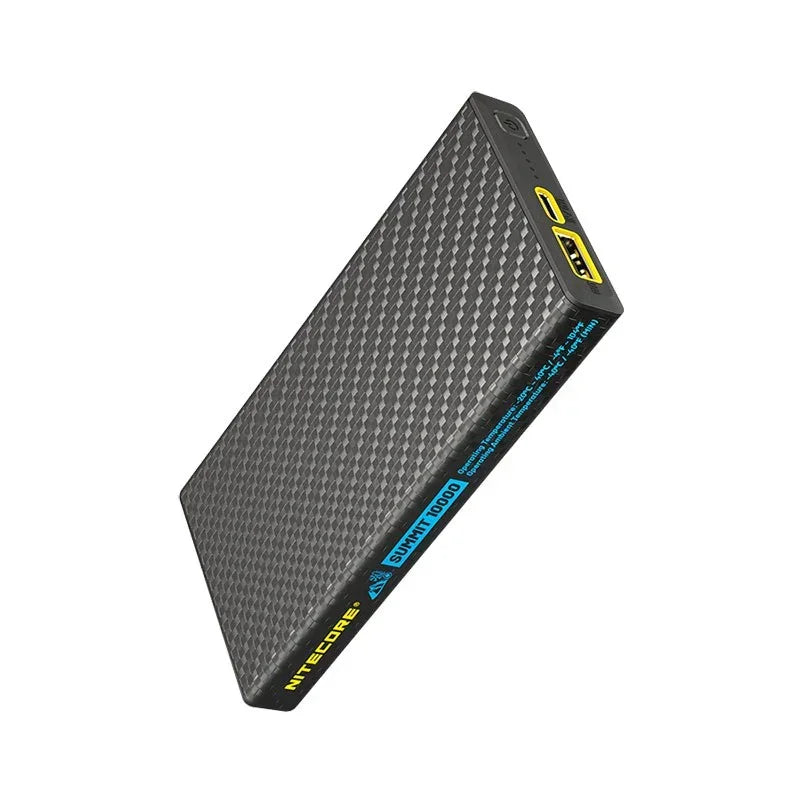 Nitecore Summit 10000 PowerBank - 10000mAh Uppvärmning - Kolfiber - Action King