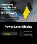 Nitecore Summit 10000 PowerBank - 10000mAh Uppvärmning - Kolfiber - Action King
