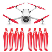 Master Airscrew - DJI Mini 3 Stealth Upgrade Propellers - Propeller till DJI Mini 3 - Röd - Kit 4-Pack - Action King