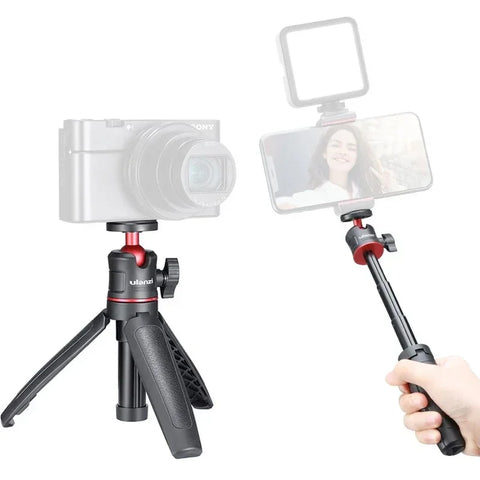 Ulanzi MT-08 Pöytäjalusta / Selfiekeppi, jossa 360 asteen kierto, 1/4" ruuvi
