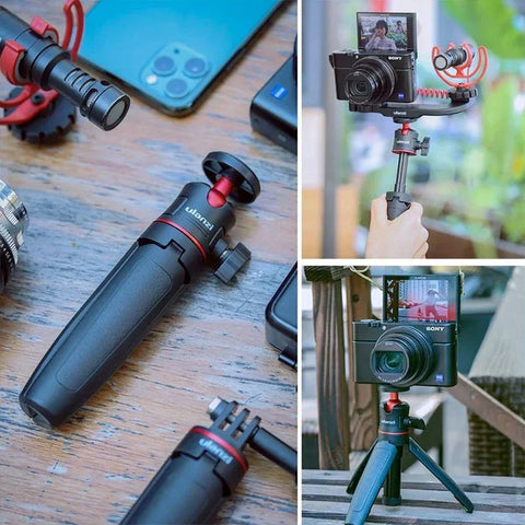 Ulanzi MT-08 Pöytäjalusta / Selfiekeppi, jossa 360 asteen kierto, 1/4" ruuvi