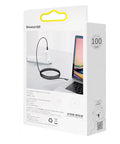 Baseus Superior Series USB-C kabel PD 2.0 / QC3.0, 100W, 20v/5A, 1m - Svart - Action King
