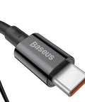Baseus Superior Series USB-C kabel PD 2.0 / QC3.0, 100W, 20v/5A, 1m - Svart - Action King