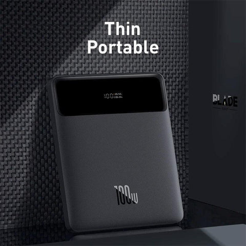 Baseus Blade Power Bank - Portabelt batteri - 20000mAh, 4xUSB Typ A/C, QC 3.0 / PD 100W