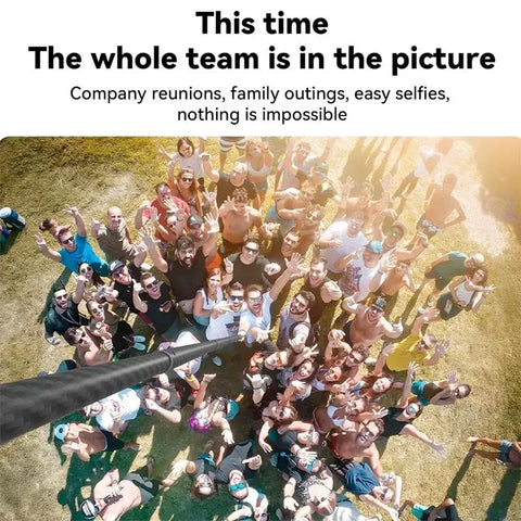 Telesin-käsikamera - selfiekeppi hiilikuidusta 440-3000 mm - V3