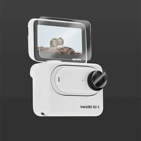 Linssinsuoja ja näytönsuoja Insta360 GO 3:lle - 2 kpl - pakkaus