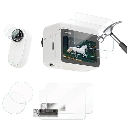 Linssinsuoja ja näytönsuoja Insta360 GO 3:lle - 2 kpl - pakkaus
