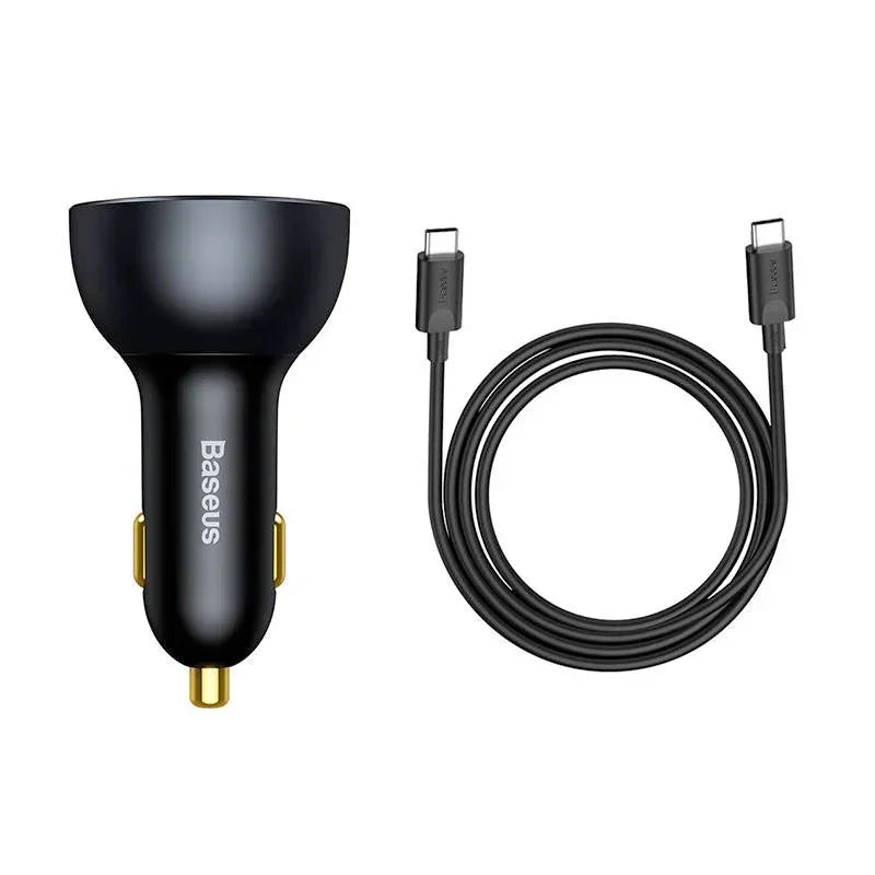 Baseus Qualcomm QC5 Car - Snabbladdare Bil QC5 / PPS 160W - 3xUSB Typ A/C - Svart - Action King