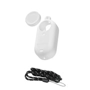 Silikonskal / fodral med linsskydd och rem till Insta360 GO 3 kamera - Vit - Action King