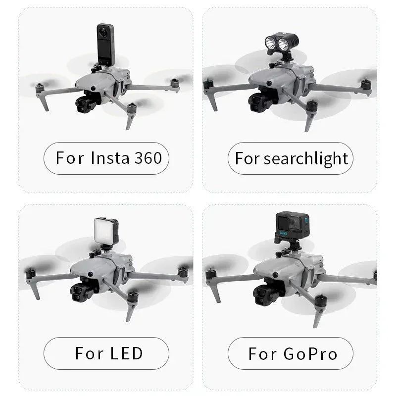 Fäste / hållare för kamera / tillbehör till DJI Air 3 / Air 3S - Multifunktion - Action King