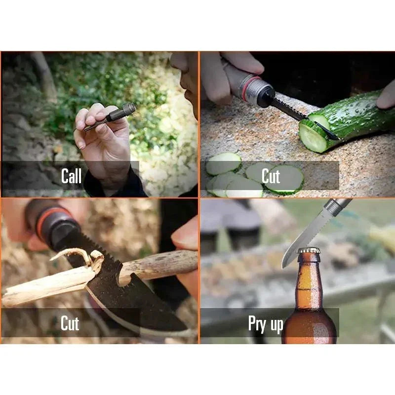 Överlevnadsspade 10 i 1 - Multiverktyg - Kit - Action King