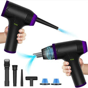 Dammsugare / Dammblåsare / kompressor 2 i 1 sladdlös, 7500mAh laddbart batteri - Kit - Action King