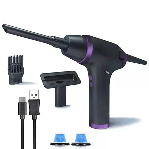 Pölynimuri / pölypuhallin / kompressori 2-in-1 johdoton, 7500mAh ladattava akku - sarja