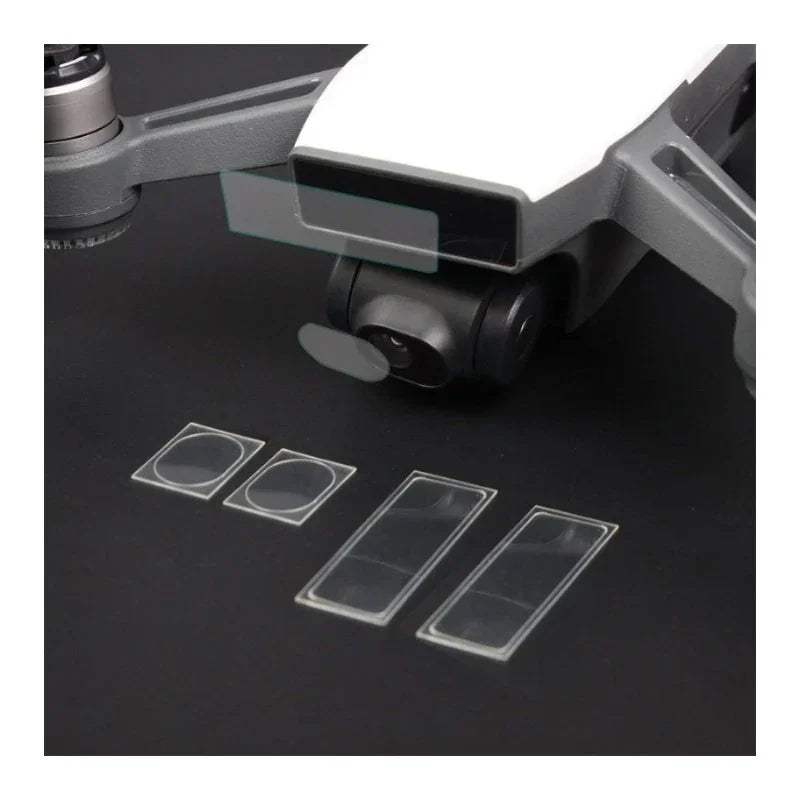 Skyddande film för kamera / 3D-sensor till DJI Spark - 2-pack - Kit - Action King