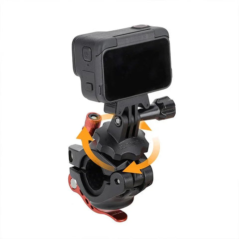 GoPro-kiinnike polkupyörän ohjaustankoon ja -putkiin 19-35 mm AirTag-pidikkeellä - kääntyvä 360°