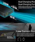 Nitecore Summit 20000 Powerbank – 20000mAh Extrem Kyla, USB-C PD 20W, Kolfiber - Action King