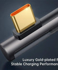 Mcdodo USB-C kabel Prism CA-3401, PD 2.0 / QC4.0, 100W, 20v/5A, Vinkel 90°, 1.8m - Svart - Action King