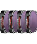 Freewell Filter Bright Day 4K Kit - ND8/PL + ND16/PL + ND32/PL + ND64/PL till GoPro Hero12/11/Mini/10/9 Black - 4-pack - Action King
