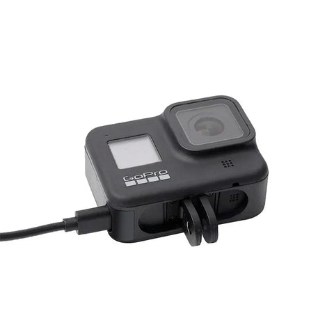 GoPro Hero8 Black -kameran akkukansi USB-läpiviennillä
