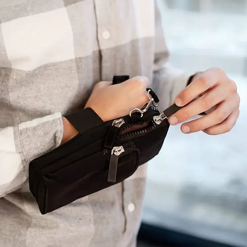 Väska för mobil - Axelrem - Svart - Action King