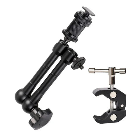 Magic Arm -kaksoispallonivel 360° + puristin - 11" - alumiini - sarja