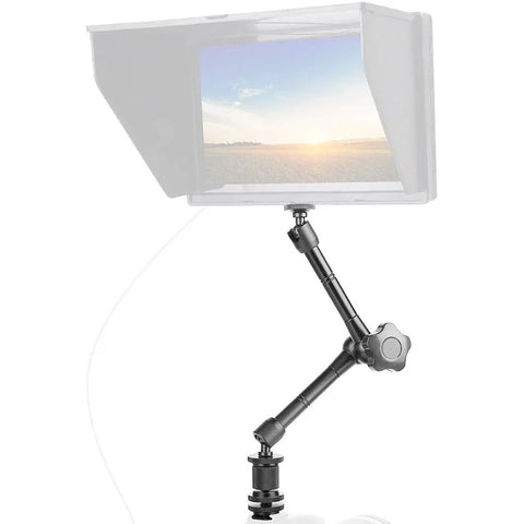 Magic Arm -kaksoispallonivel 360° + puristin - 11" - alumiini - sarja