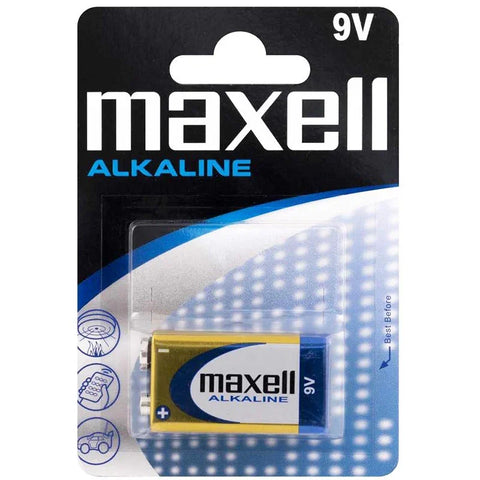 Maxell Alkaline 9V pitkäkestoinen, 6LR61 - Alkaliparisto, 9V