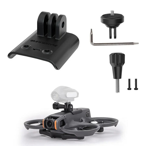 DJI Avata 2:n kameran/lisävarusteiden pidike/kiinnike - Yläpuoli