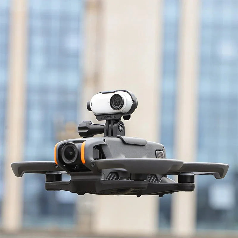 Fäste / hållare för kamera / tillbehör till DJI Avata 2 - Ovansida - Action King