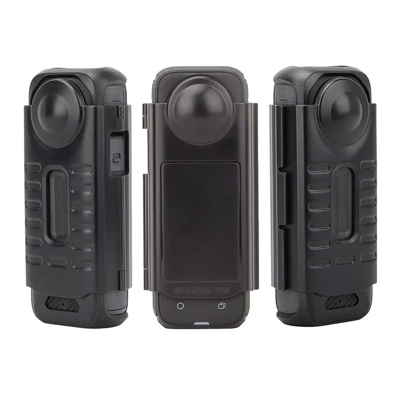 Skyddsram med linsskydd för transport / förvaring till Insta360 X4 - Action King