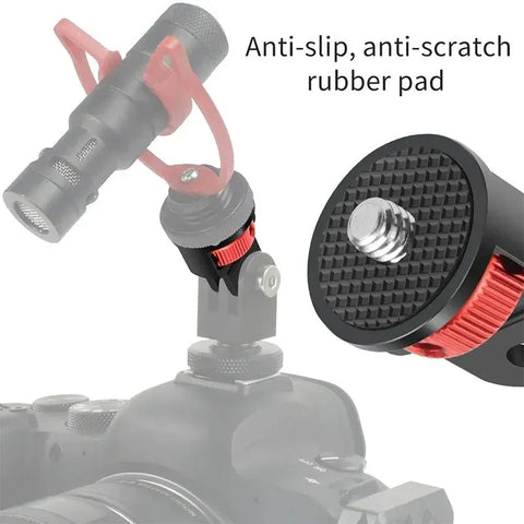 GoPro-kiinnikkeen sovitin 1/4" kameraruuviin - alumiinia
