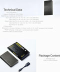 Nitecore NB20000 GEN3 Power bank - 20000mAh, 2xUSB-C, QC 3.0 / PD - Kolfiber - Action King