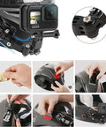 Hjälmfäste med Förlängningsarm till GoPro mfl. - Kit - Action King