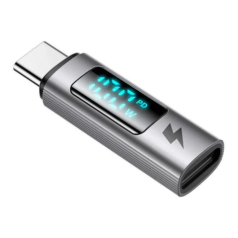 Mcdodo USB-C - USB-C -sovitin valkoisella näytöllä OT-6090, 100W