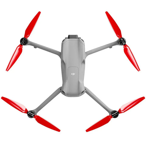 Master Airscrew - DJI Air 3 / Air 3S Stealth Upgrade -potkurit - Potkurit DJI Air 3 / Air 3S:lle - Punainen - 4 kappaleen pakkaus