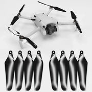 Master Airscrew - DJI Mini 4 Pro / 3 Pro Super Stealth Upgrade Propellers - Propeller - Svart - Kit 4-Pack - Action King