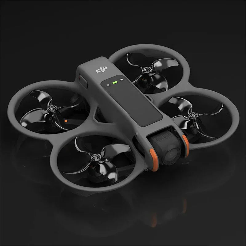 Master Airscrew - DJI Avata 2 Upgrade Propellers - 4-Blad Propeller till DJI Avata 2 - Svart - Kit 4-Pack - Action King