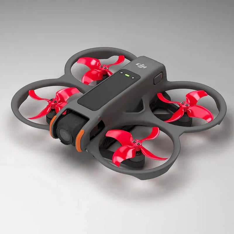 Master Airscrew DJI Avata 2 Upgrade Propellers - 4-Blad Propeller till DJI Avata 2 - Röd - Kit 4-Pack - Action King