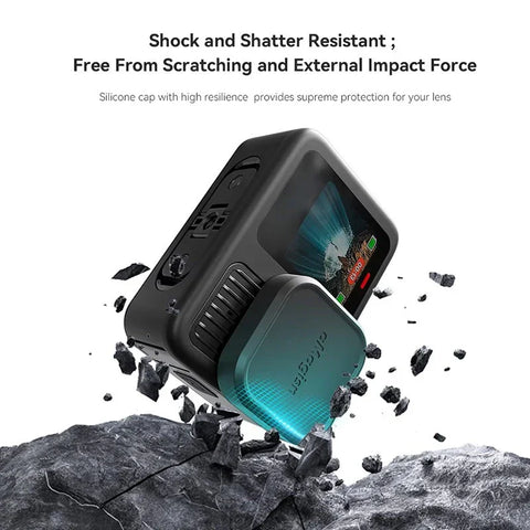 GoPro Hero13 Black -linssinsuojus silikonista - musta