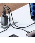 Mcdodo GaN 5 Mini Fast Charger Pro CH-1544 - Väggladdare - Snabbladdare QC4+ / PD 67W - 110-240V till USB - 3xUSB A/C - Svart - Action King