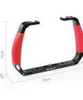 Puluz dubbelgrepp för dykning / Stabilisering / Handtag / Hållare utrustning - Aluminium - Action King