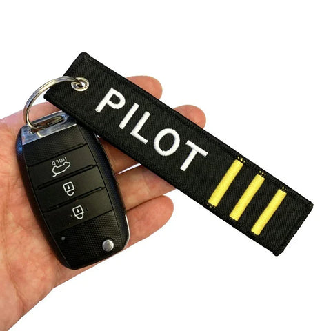 Nyckelband - PILOT III - Svart