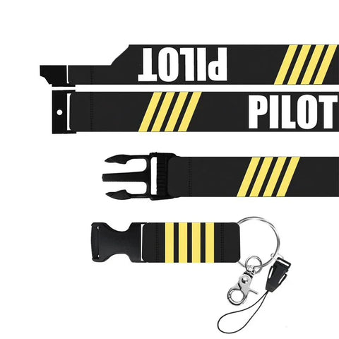 Nyckelband / Nackrem - PILOT IIII - Svart