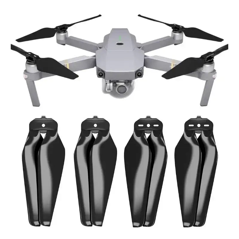 Master Airscrew - DJI Mavic Pro Stealth Upgrade Propellers - Propeller till DJI Mavic Pro - Svart - Kit 4-Pack - Action King