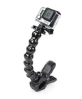 Böjbart svanhalsstativ med klämma och snabbfäste till GoPro - Action King