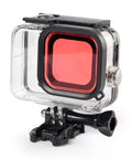 Färgfilter för dykning Röd - Hero8 Black i vattentätt skal - Action King